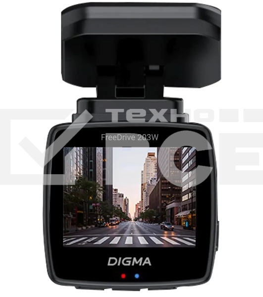 Видеорегистратор Digma FreeDrive 203W черный 2Mpix 1080x1920 1080p 120гр. MSTAR 8336