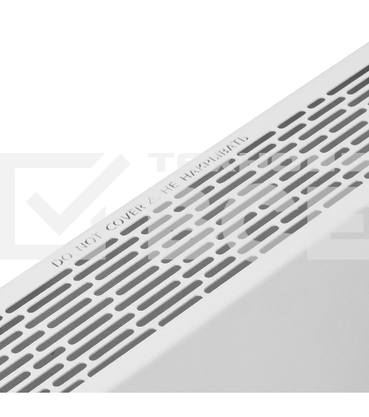 Конвектор Denzel XCE-1000 белый, 1000 Вт, 15 м2, термостат