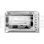 Мини-печь BQ EO1002B Steel-Black. Мощность 1600 Вт, Объем 30 л, Конвекция, 5 режимов работы, Таймер до 60 мин, фото3