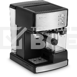 Кофеварка рожковая Vitek VT-1514 (BK) нержавеющая сталь/черный, исп. кофе - молотый, 1.65 л, 1238 Вт, 15 Бар.