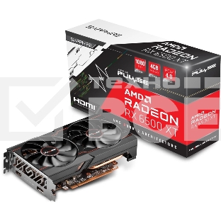 Видеокарта Sapphire RX6500XT Gaming OC Pulse 11314-07-20G AMD Radeon RX 6500XT 4Gb 64bit GDDR6 PCI-E 4.0 2685/18000 HDMIx1 DPx1 HDCP Ret