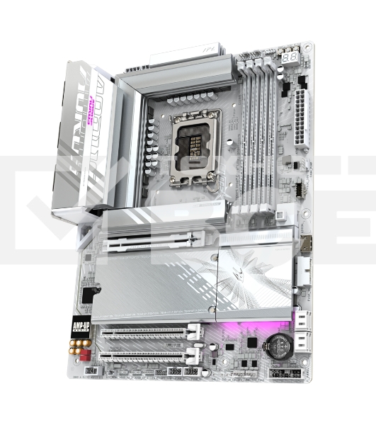 Материнская плата Gigabyte Z890 AORUS ELITE WIFI7 ICE, LGA 1851, Intel Z890, 4xDDR5, 4xSATA, 4xM.2, 1xPCIe 5.0 x16, 2xPCIe 4.0 x4, 1xDP, 1xUSB-C (DP), 1x 2.5Gb LAN, 4xUSB-A 2.0, 3xUSB-A 3.2 Gen 1, 2xUSB-A 3.2 Gen 2, 1xUSB-C 3.2 Gen 2 (Thunderbolt 4), 2x3.