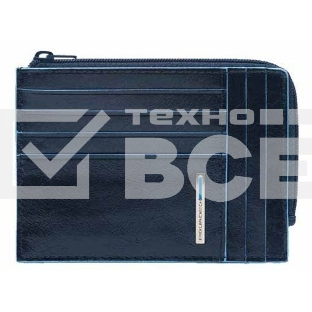 Чехол для кредитных карт Piquadro Blue Square PU1243B2R/BLU2 синий натур.кожа