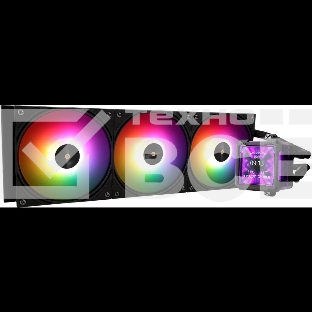 Система водяного охлаждения Thermalright Frozen Warframe PRO 360 ARGB Soc-AM5/AM4/1200/1700/1851 черный 4-pin 29.8dB Al LCD Ret (F-WFRAME-PRO-360-BL-ARGB)