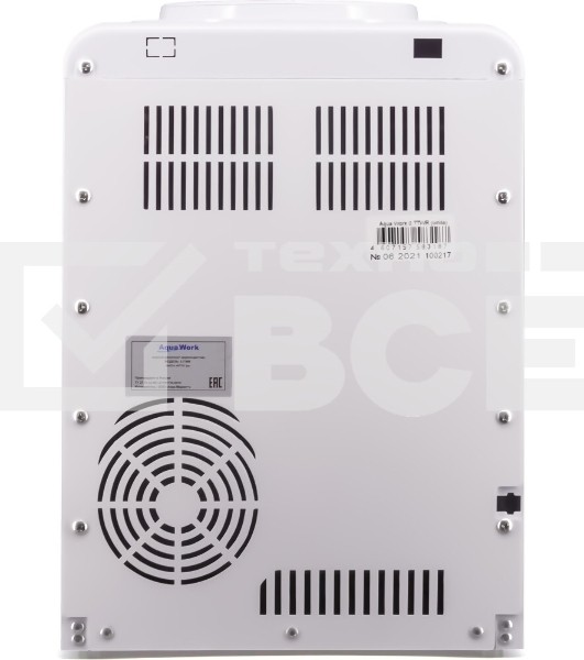 Кулер для воды Aqua Work 0.7-TWR, без нагрева, без охлаждения, белый/черный