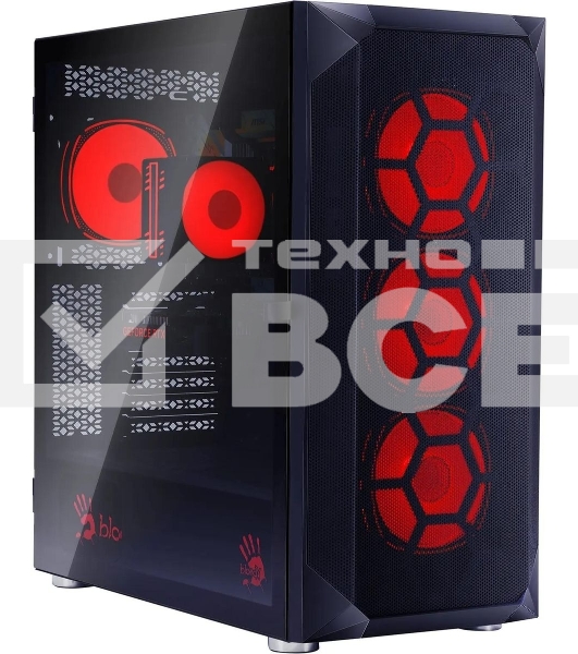 Компьютер Bloody BD-PC RB65C2 MT Ryzen 5 7500F (3.7) 16Gb SSD1Tb RTX4060 8Gb Windows 11 Home 64 GbitEth 650W черный (2086010)
