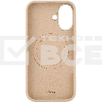 Чехол (клип-кейс) uBear для Apple iPhone 16 Touch with MagSafe темно-бежевый (CS403LT61TH-I24M), фото6