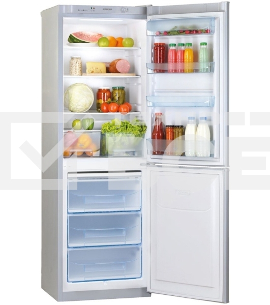 Холодильник Pozis RK-139 серебристый глянц. двухкамерный 188/97 л морозилка снизу