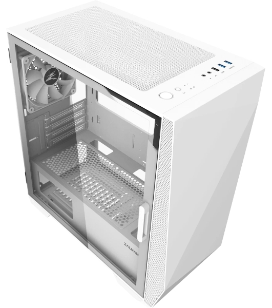 Компьютерный корпус MiniTower Zalman Z1 Iceberg белый (mATX, window, FRONT 2x120мм, REAR 1x120мм, без БП) (Z1 Iceberg белый)
