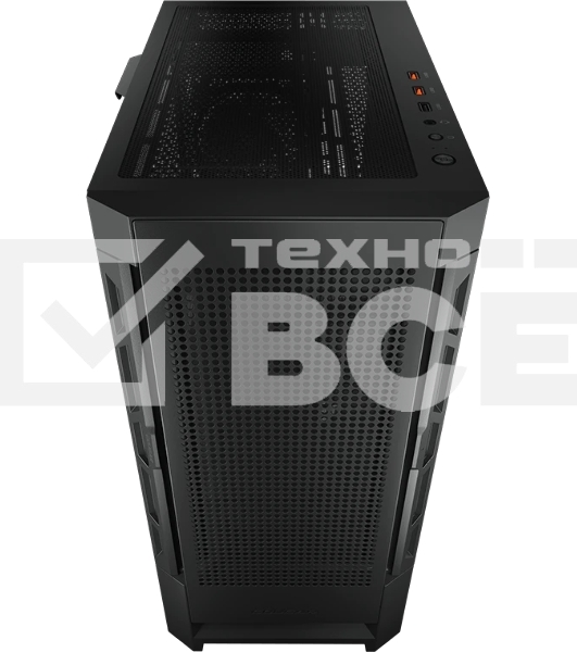 Компьютерный корпус Cougar Airface, 1x120мм Fan, без БП, черный, ATX