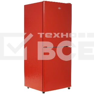 Холодильник OLTO RF-140C красный двухкамерный 90/48 л морозилка снизу, капельная система