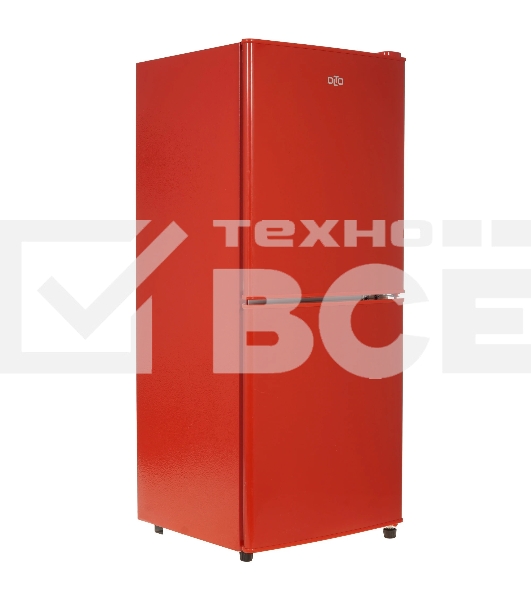 Холодильник OLTO RF-140C красный двухкамерный 90/48 л морозилка снизу, капельная система