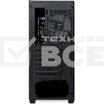 Компьютерный корпус HSPD M521, Mesh Mid Tower, черный, slide TG, 0.45 SPCC, 4x120мм ARGb ATX, mATX, mITX 160/330/184мм 2x2.5