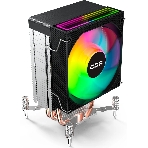 Кулер для процессора CBR CBR-CC-3160-RGB-PWM Al+Cu, 3 heat pipes, Socket 775/1366/1155/1156/1150/1151/1200/1700/AM2/АМ2+/АМ3/AM3+/FM1/FM2/AM4/AM5, TDP 160W, 90mm Fan, 2600RPM, HB, RGB, PWM, 32db, фото3