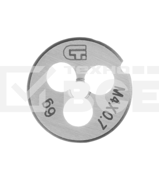 Плашка Сибртех М4 х 0,7 мм