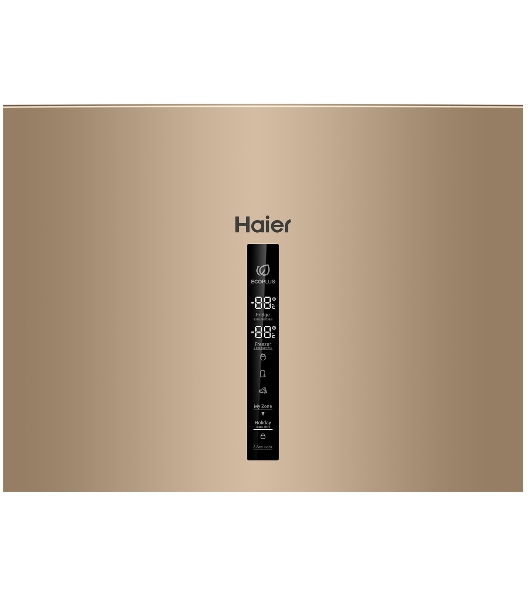 Холодильник Haier C4F744CGGU1 золотистый двухкамерный 303/136л морозилка снизу, No Frost