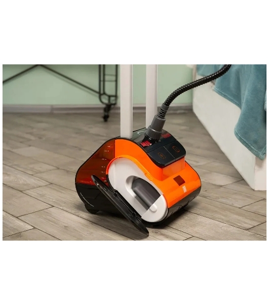 Отпариватель MIE Deluxe черно-оранжевый, 2600 Вт, 85 г/мин, 2500 мл