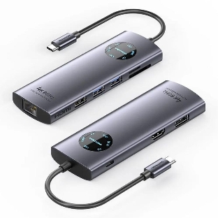 USB-концентратор Vention TQUHB, USB Type-C, USB 2.0/HDMI/RJ-45/SD/USB 3.0, USB Type-C