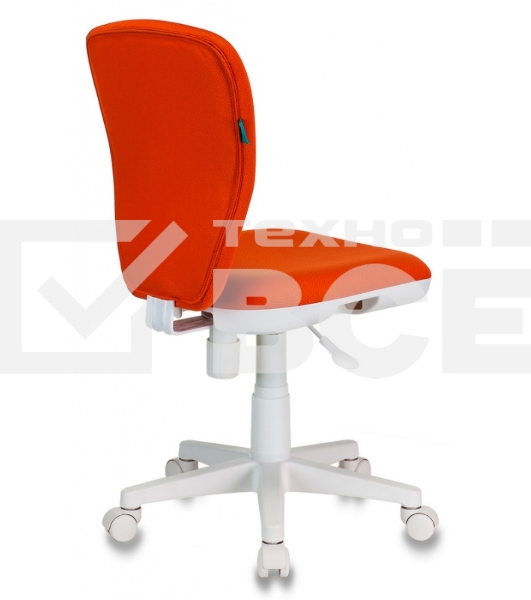 Кресло детское Бюрократ KD-W10/26-29-1 оранжевый 26-29-1 (пластик белый)