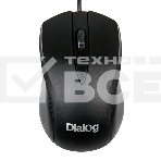 Мышь проводная Dialog Comfort MOС-15U черный, 1200 dpi, USB, кнопки - 3, фото 1
