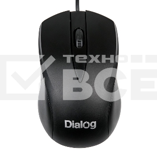 Мышь проводная Dialog Comfort MOС-15U черный, 1200 dpi, USB, кнопки - 3