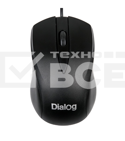 Мышь проводная Dialog Comfort MOС-15U черный, 1200 dpi, USB, кнопки - 3