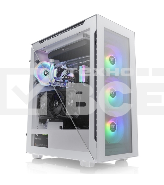 Компьютерный корпус Thermaltake Divider 500 TG Snow ARGB CA-1T4-00M6WN-01 White/Win/SPCC/Tempered Glass*4/120mm ARGB Fan*3/120mm Standard Fan*1 (527897)