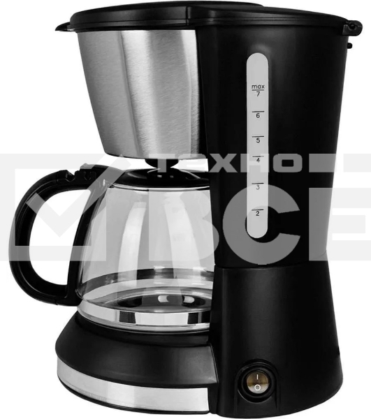 Кофеварка капельная Vitek VT-1506 ВК черный, молотый кофе, 0.7 л, 550 Вт