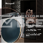 Стирально-сушильная машина Weissgauff WMD 58411 Direct Drive Inverter Premium Steam Steel (433418) нержавеющая сталь, фронтальная загрузка 11 кг, 1400 об/мин, класс: В, фото7