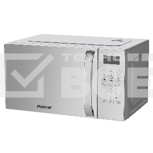 Микроволновая печь Pioneer MW255S серебристый, 20 л, 700 Вт, переключатели - сенсор