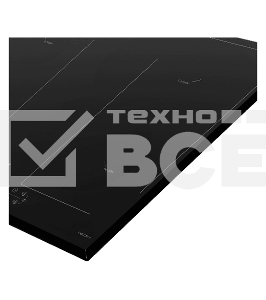 Индукционная варочная поверхность Hotpoint HB 1560B2 BA, независимая, черный