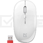 Мышь беспроводная Defender Calessa MB-252 белый, 3200 dpi, радиоканал, Bluetooth, USB, кнопки - 4, фото3