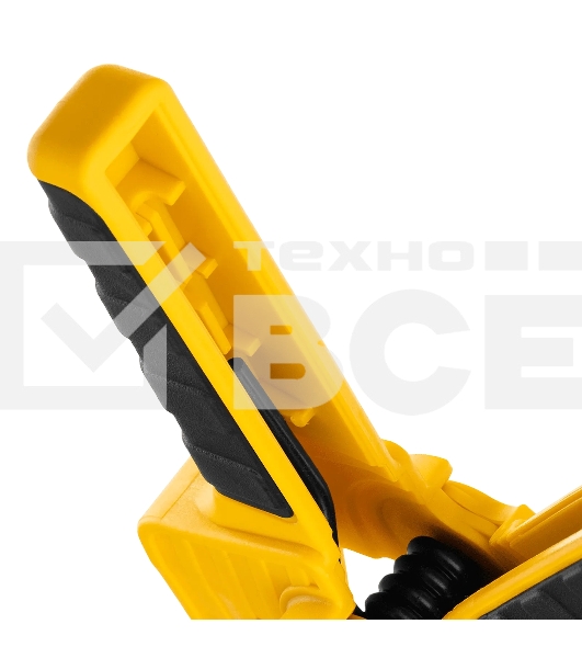 Струбцина Denzel клещеобразная, удлиненная 75 х 110 мм двухкомпонентные рукоятки