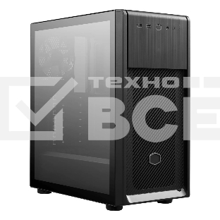Компьютерный корпус без блока питания Cooler Master Elite 500, 2xUSB3.2, 1x120Fan, w/o PSU, Black, w/o ODD, Window TG left panel, ATX