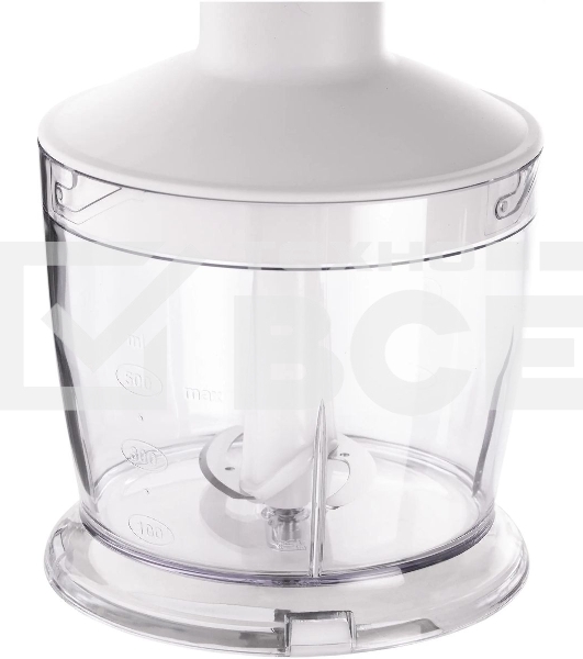 Погружной блендер KORTING KHB 0313 W, беспроводной, мощность 150 Вт, кнопочное управление, 3 насадки (блендер, измельчитель, миксер), 5 скоростей, объем чаши 500 мл, защита двигателя от перегрева/перегрузки, цвет белый