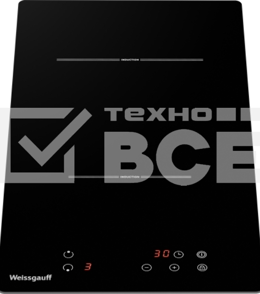 Индукционная варочная панель стеклокерамическая Weissgauff HI 32 BKS