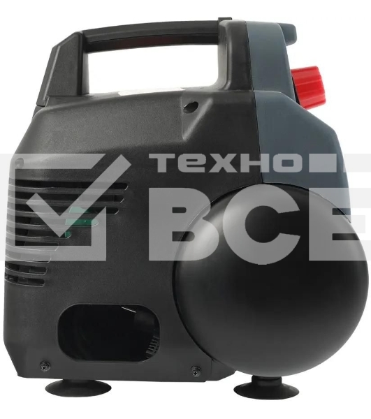 Компрессор поршневой Patriot WO 6-180 безмасляный 180л/мин 6л 1100Вт черный/оранжевый