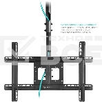 Потолочный кронштейн ONKRON N1L для телевизора 32'-80' потолочный телескопический, черный, фото7