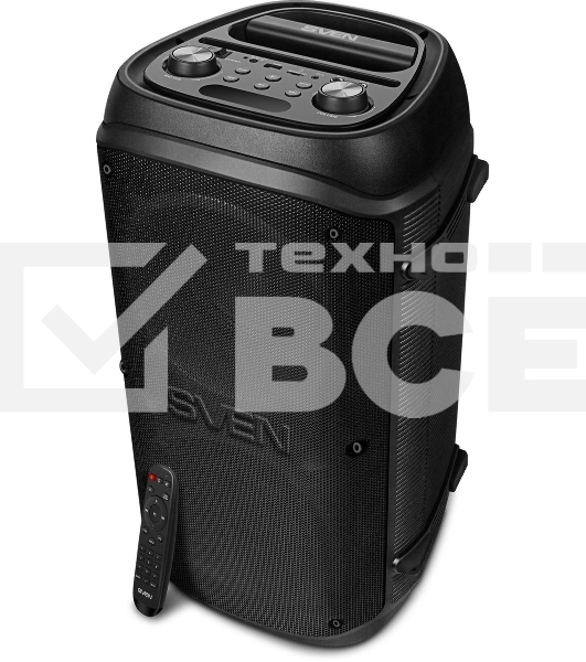 Колонка портативная Sven PS-800 черный 100W 2.0 BT 10м 4400mAh