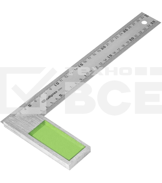 Угольник Сибртех, 300 мм, металлический