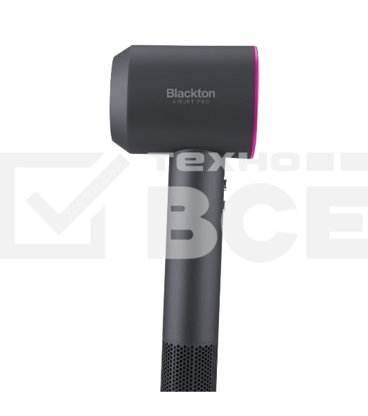 Фен Blackton Bt HD1818M серый/розовый, 1800 Вт, ионизация
