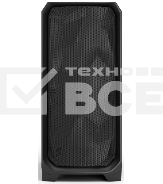 Корпус Fractal Design Meshify 3 Black Solid, Midi-Tower, чёрный, 3 x 140 мм