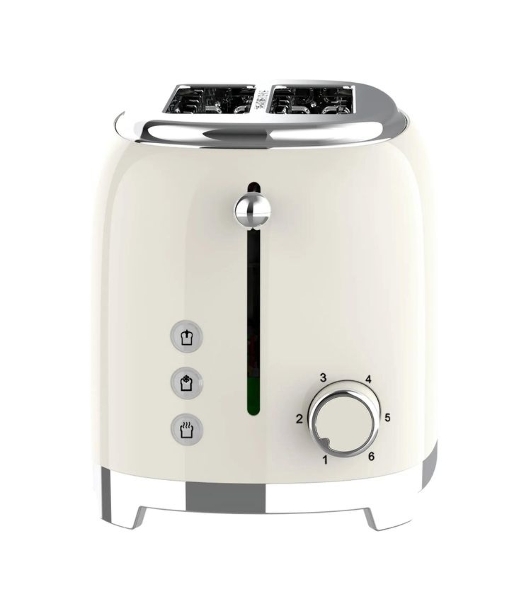 Тостер Tesler TT-260, бежевый, 815 Вт, 2 слота