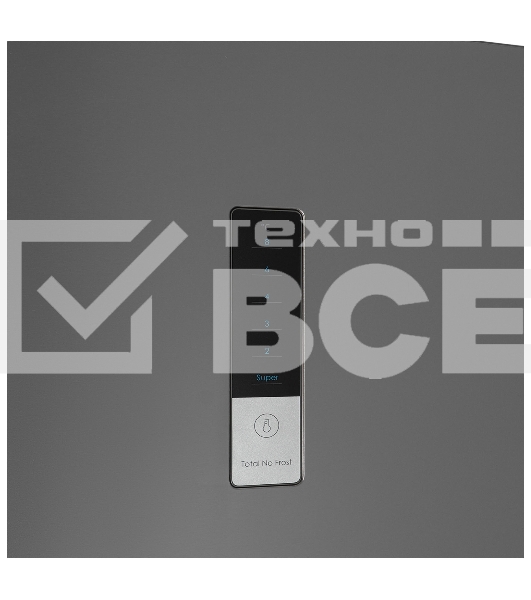 Холодильник Hyundai CC3595FIX нержавеющая сталь двухкамерный 245/115л морозилка снизу