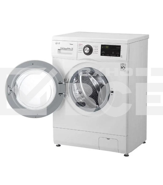 Стиральная машина LG F2J3WS2W белый, загрузка фронтальная 6,5 кг, 1200 об/мин., класс: А