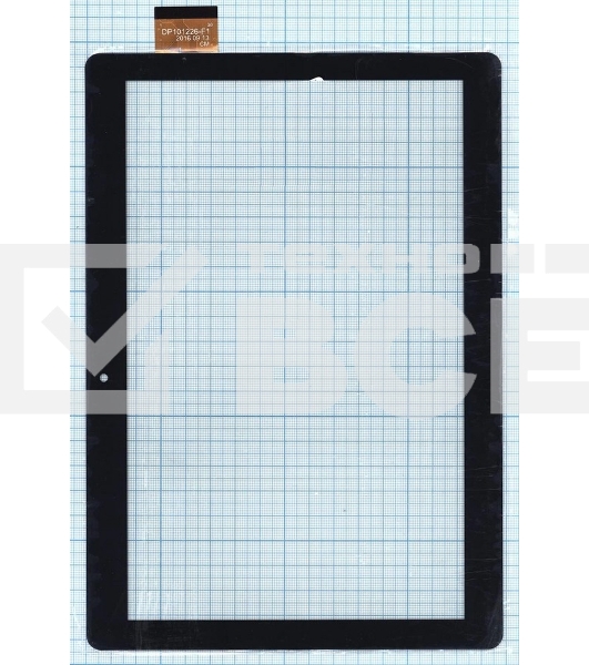 Сенсорное стекло (тачскрин) для Digma CITI 1510  DP101226-F1, черное