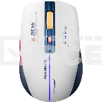 Мышь беспроводная Defender Dila MM-282 белый/синий, 1800 dpi, радиоканал, USB, кнопки - 6, фото 1