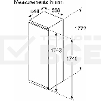 Холодильник Bosch KIL82VFE0 1-нокамерн. белый, фото2