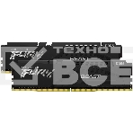 Оперативная память Kingston Fury Beast, DDR5, 32GB (2x16GB), 5600MHz, CL36, с радиаторами, черный, фото 1