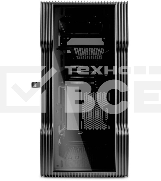 Компьютерный корпус 1STPLAYER TRILOBITE T3-G Black / mATX, TG / 4x 120mm LED fans inc. / T3-G-BK-4F1